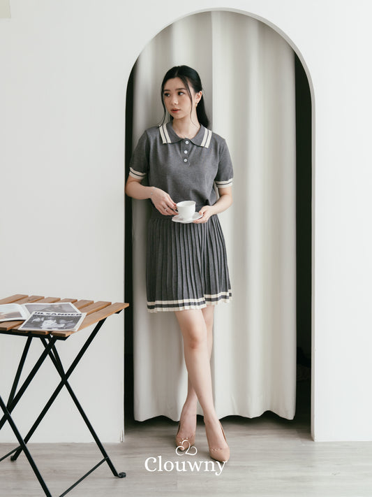 Pluto Knit Set - Grey