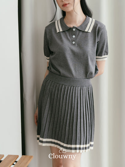 Pluto Knit Set - Grey
