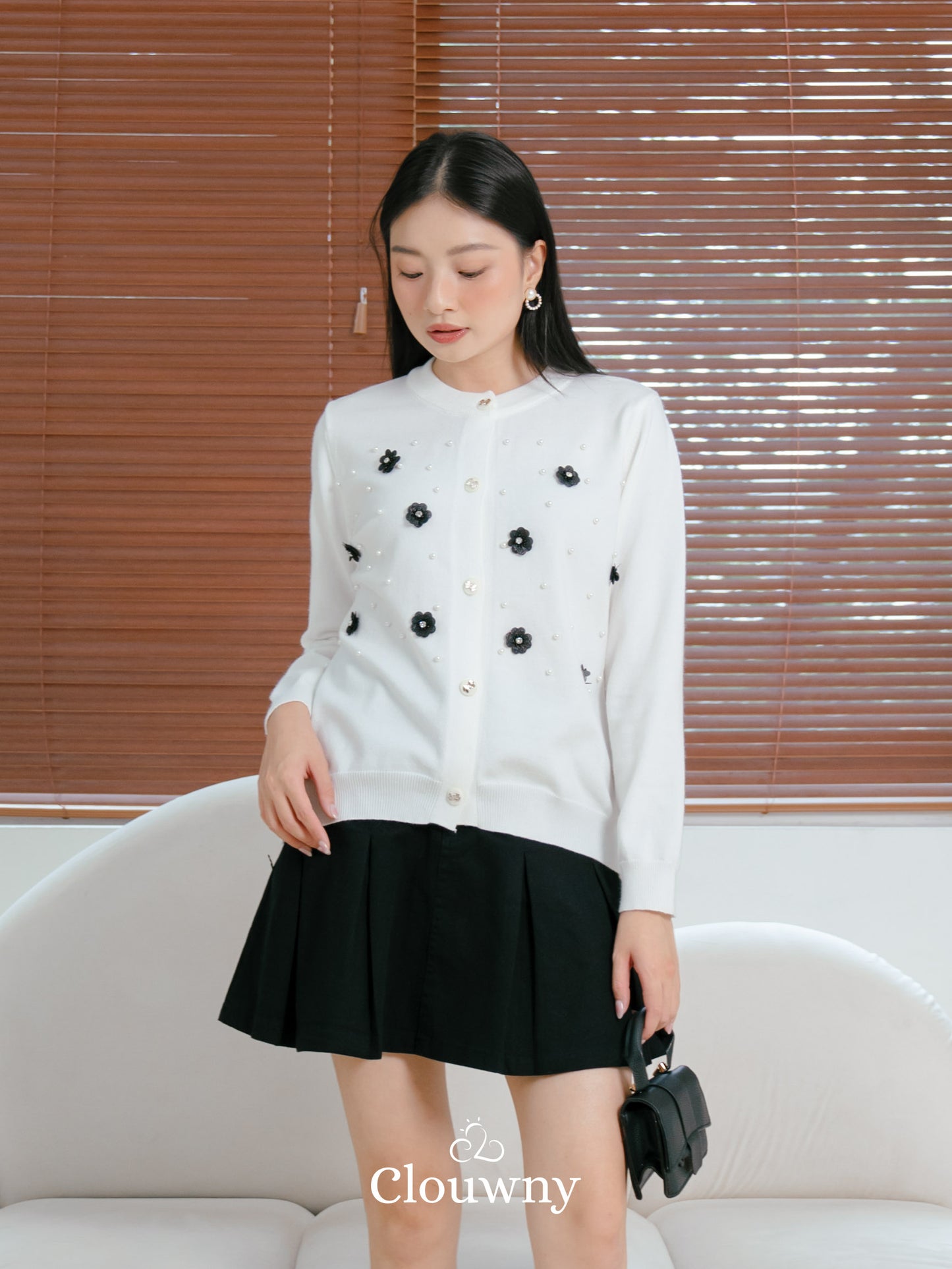 Hillary Knit Cardigan - White