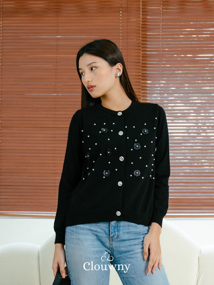 Hillary Knit Cardigan - Black