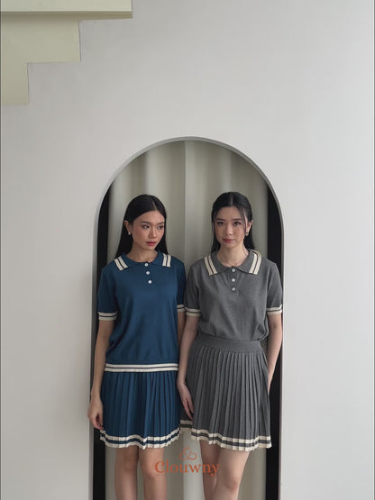 Pluto Knit Set - Blue
