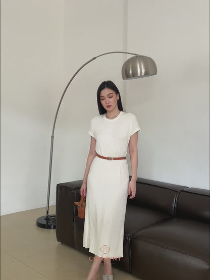 Dune Knit Dress - Broken White