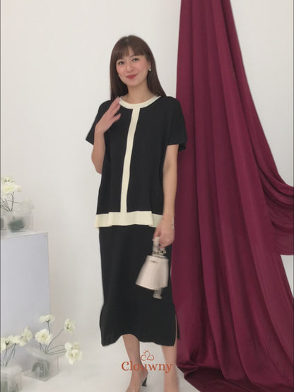 Cherish Knit Set - Black