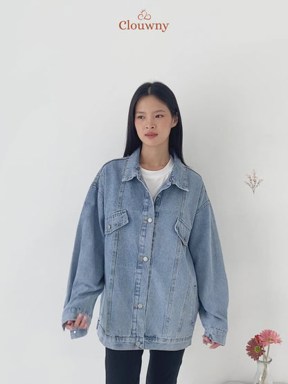 Jaket Denim Kley Oversize