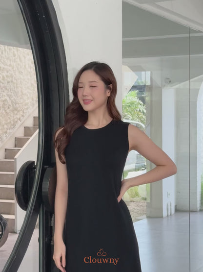 Zaveta Knit Dress - Black