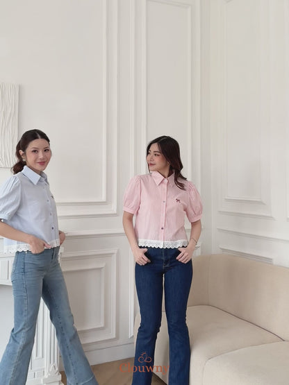 Rana Cotton Blouse - Baby Yellow