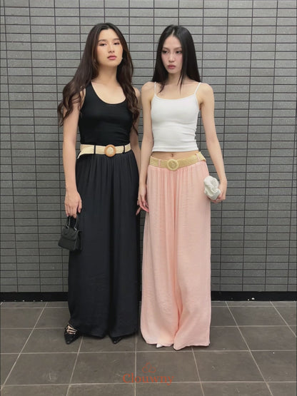 Adel Cullotes Pants - Peach