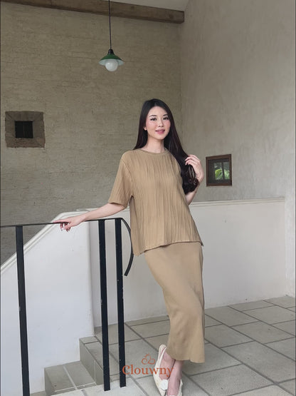 Asner Knit Set - Black