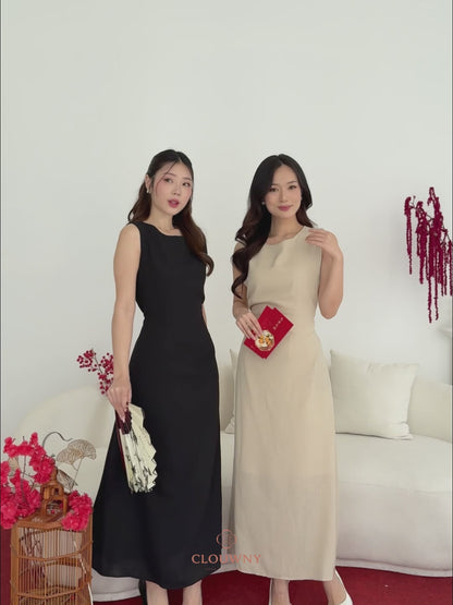 Barla Loose Dress - Red