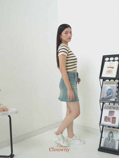 Seoul Denim Skort