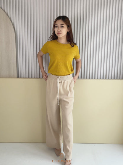 Mikael Knit Pants - Khaki