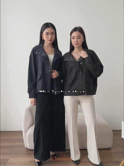 Aspen Zipper Jacket - Navy