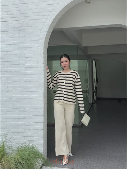 Stella Longsleeve Set - Cream