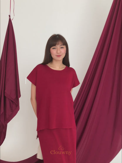 Woori Knit Set - Red