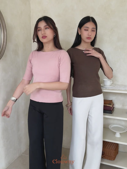 Remy Knit Top - White