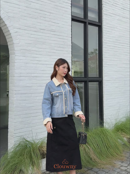 Gaby Denim Jacket - Army